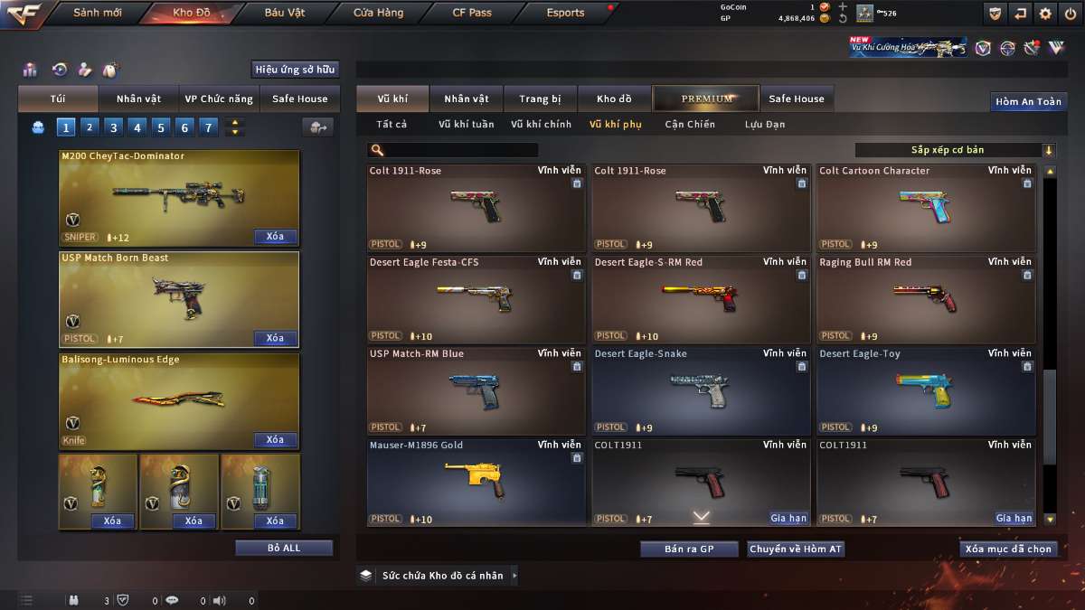 shop acc cf uy tin gia re